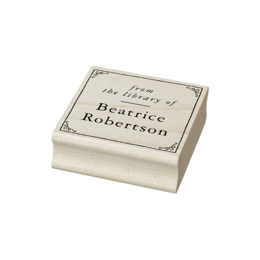 Elegant  Lijst uit de Bibliotheek van Rubberstempel (Stempel)