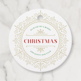 Elegant Lijst Vakantie Groet Bedankjes Labels