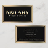 Elegant lijst visitekaartje (Voorkant / Achterkant)