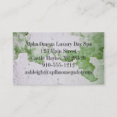 Elegant Lijst Visitekaartje (Achterkant)