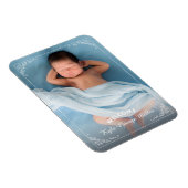 Elegant Lijst Welkomstkondiging geboorte Magneet (Rechterzijde)