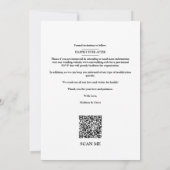 Elegant Lila hart Foto Fancy Love Wedding Save The Date (Achterkant)