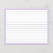 Elegant Lila Lavender Floral Vrijgezellenfeest (Achterkant)