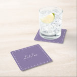 Elegant Lila lavender Klassieke bruiloft met scrip Kartonnen Onderzetters<br><div class="desc">Een klassiek, elegant lila lavenderrecept drink onderzetter, dat manuscriptkalligrafie kenmerkt. Ideaal voor de moderne bruid die een formele affaire heeft. Bekijk hier de suite: https://www.zazzle.com/collections/elegant_lilac_lavender_classic_script_wedding-119845502590580190 De ontwerper van het contact voor het aanpassen van producten om de suite te voltooien OF voor kleurvariaties van dit ontwerp. Hartelijk dank voor uw steun...</div>