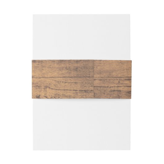 Elegant Lila Lavender Rustic Wood Wedding Uitnodigingen Wikkel (Achterkant Voorbeeld)