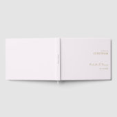 Elegant Lila minimalistisch Gastenboek (Volledig)