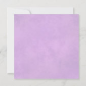 Elegant Lila Paars Roos & Oval Foto bruiloft Save The Date (Achterkant)