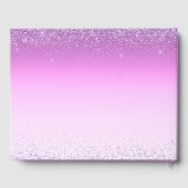 Elegant Lila Paars Sweet 16 Gastenboek (Achterkant)