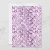 ELEGANT LILA SATIN MERMAID INSPIRED WEDING KAART (Achterkant)