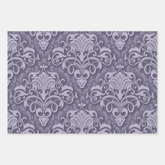 Elegant lilac, green, pink set of 3 inpakpapier vel (Voorkant)