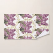 Elegant Lilacs met Gold Filigree Guest Bathroom Handdoek (Handdoek)