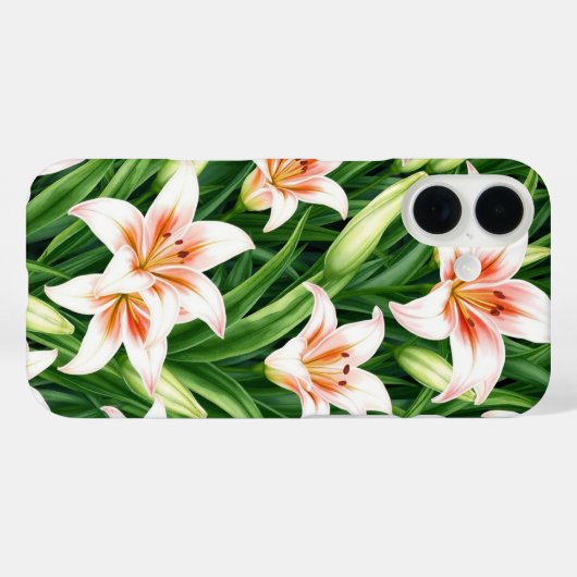 Elegant Lilies Case-Mate iPhone Case (Achterkant (horizontaal))