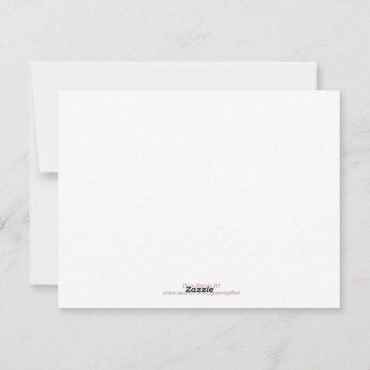 Elegant Lillies Floral Moederdag Feestdagenkaart (Achterkant)