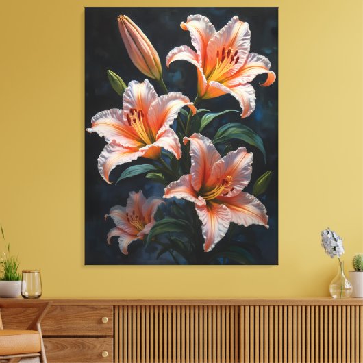 Elegant Lily Flower Art – Premium Prints & Unique  (Insitu (Woonkamer))