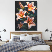Elegant Lily Flower Art – Premium Prints & Unique  (Insitu (Slaapkamer))