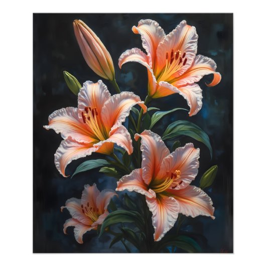 Elegant Lily Flower Art – Premium Prints & Unique Foto Afdruk (Voorkant)