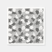 Elegant Lily Flower Pattern Servet (Voorkant)