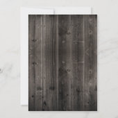 Elegant Lily Flower Rustic Barn Vrijgezellenfeest Kaart (Achterkant)