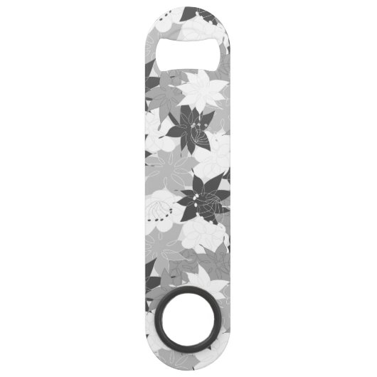 Elegant Lily Flower Speed Flessenopener (Achterkant)