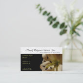 Elegant Lily Flower Visitekaartjes (Staand voorkant)