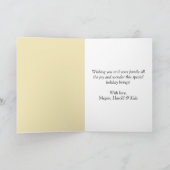 Elegant Lily Flowers Faith Love Easter Greetings Feestdagen Kaart (Binnen)