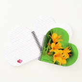 Elegant Lily of the Incas/Yellow Alstroemeria Notitieboek (Binnen)