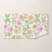 Elegant Lily  Pastel Floral Bath Towels Bad Handdoek (Handdoek)