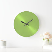 Elegant Lime Green Sheen Grote Klok (Huis)