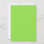 Elegant Limoen Wedding Invitations Kaart (Achterkant)