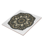 Elegant Linework Decor Feature Tegeltje (Zijkant)