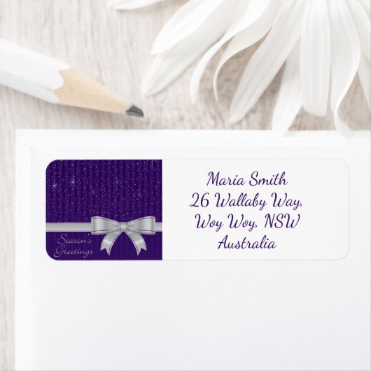 Elegant lint en sterren etiket (Insitu)