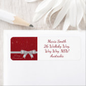 Elegant lint en sterren etiket (Insitu)