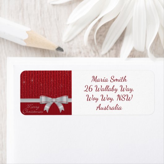 Elegant lint en sterren etiket (Insitu)