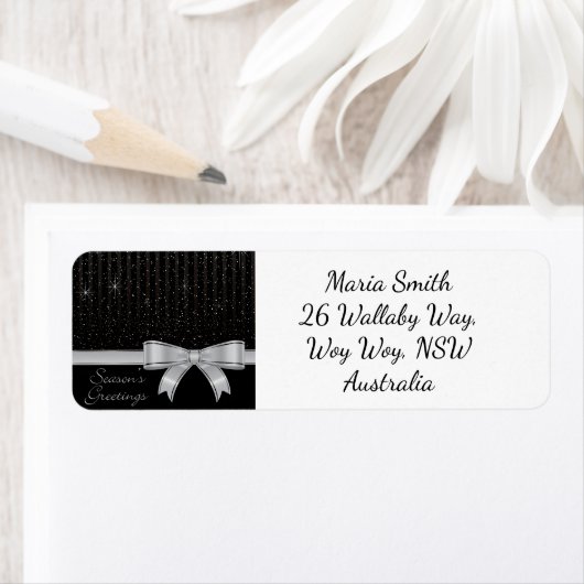 Elegant lint en sterren etiket (Insitu)