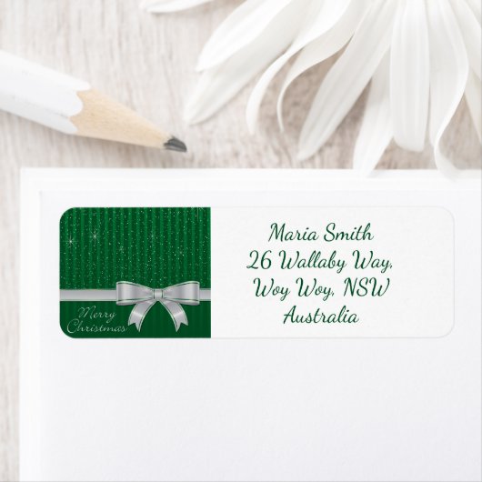 Elegant lint en sterren etiket (Insitu)