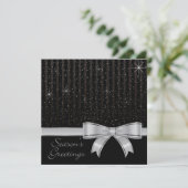 Elegant lint en sterren kaart (Staand voorkant)