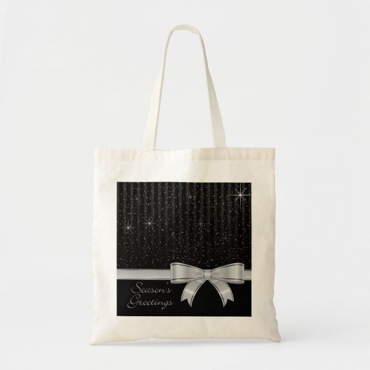 Elegant lint en sterren tote bag (Voorkant)