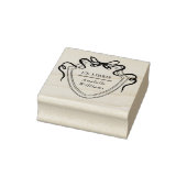 Elegant lintkam Ex Libris Boek Rubberstempel (Stempel)