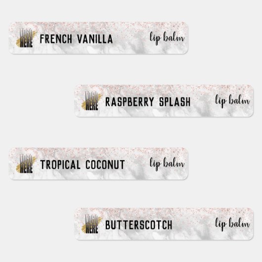 Elegant Lip Balm Mascara - Productlabels Labels (Groep)