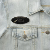 Elegant Lipstick, Confetti, zwart, Makeup kunstena Naamplaatje (In situ)