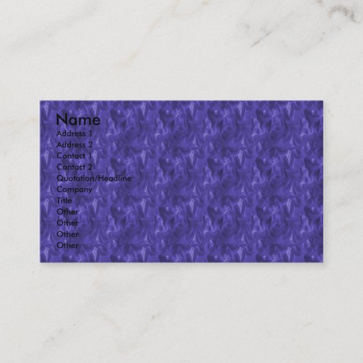 ELEGANT LIQUID SLATE VISITEKAARTJES (Voorkant)