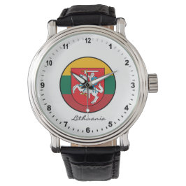 Elegant Litouwen Watch & Litouwse vlag Horloge