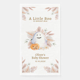 Elegant Little Boo Boho Ghost Baby shower Servet