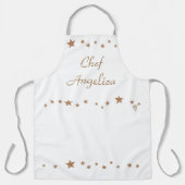Elegant Lively Gold Stars Sjabloon Schorten (Voorkant)