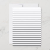 Elegant Llama Girl Baby shower Rustic Kaart (Achterkant)