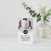 Elegant Logo 2 Foto's en sociale media Visitekaartje (Staand voorkant)