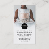 Elegant Logo 2 Foto's en sociale media Visitekaartje (Voorkant)