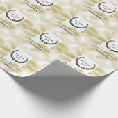 Elegant Logo Goud Textuur Cadeaupapier (Hoek)