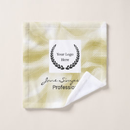 Elegant Logo Goud Textuur Washandje