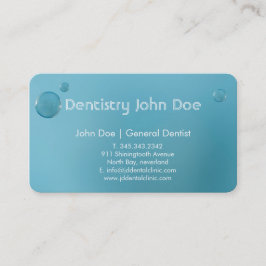 Elegant logo tandarts visitekaartje